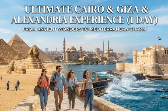 Ultimate Cairo & Giza & Alexandria Experience (1 Day)